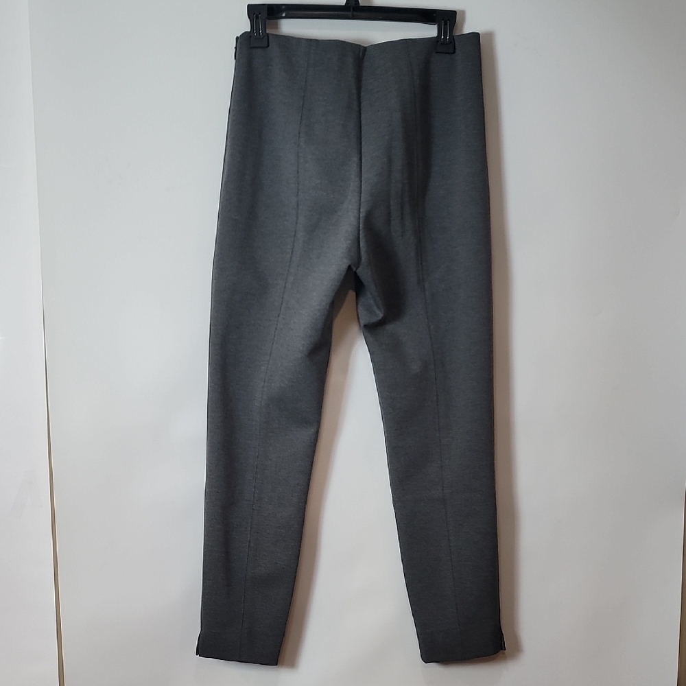 ATM Heather Charcoal Gray Ponte Pants Stretch Sz 10 - Picture 14 of 16